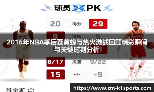 2016年NBA季后赛黄蜂与热火激战回顾精彩瞬间与关键时刻分析